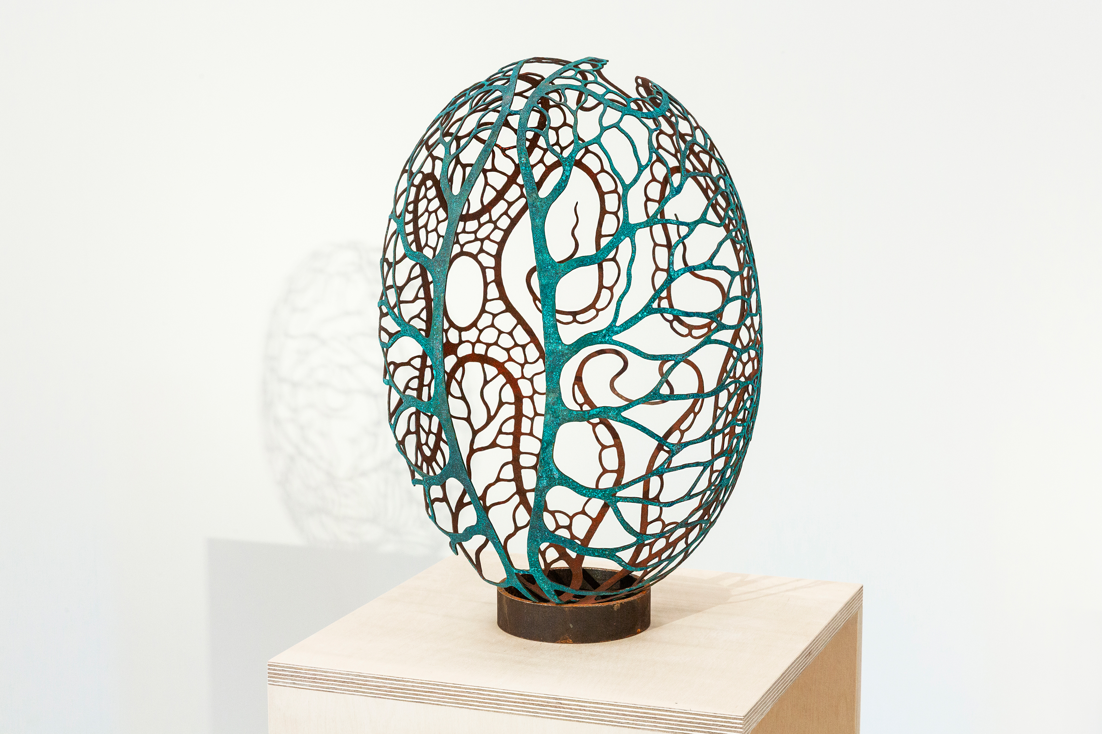 Egg blå-brun