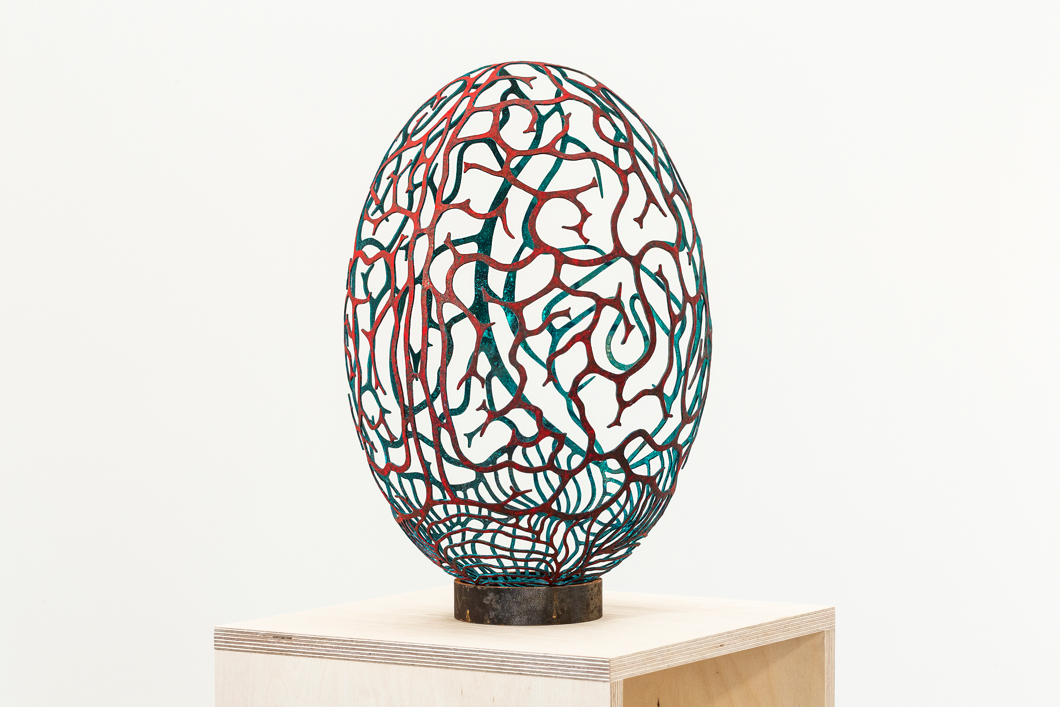 Egg rød-blå